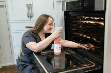 Cleaning oven racks