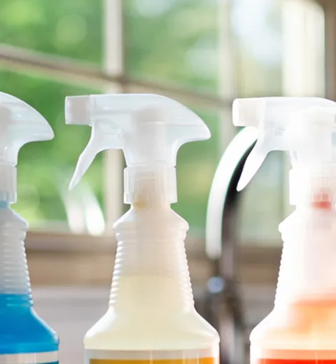 Merry Maids Spray Bottles for Move and Move Out cleaning