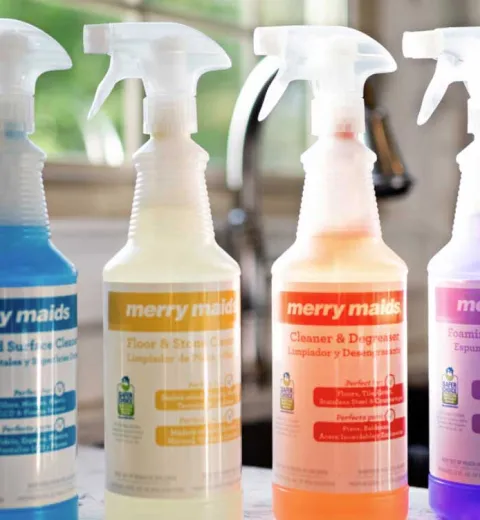 Cleaning bottles