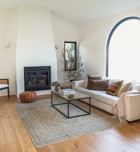 clean living room