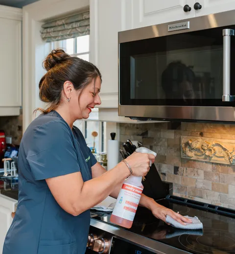 kitchen clean