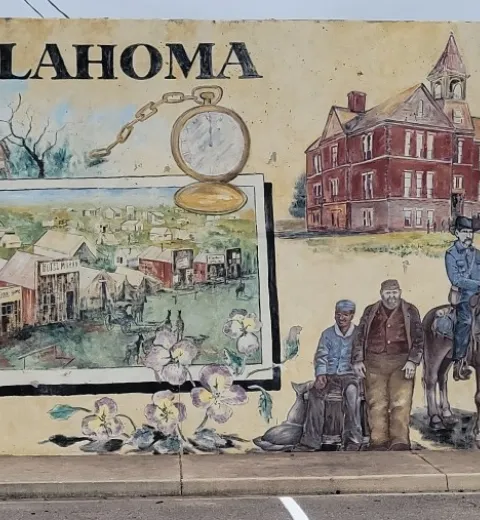 Norman Oklahoma city mural