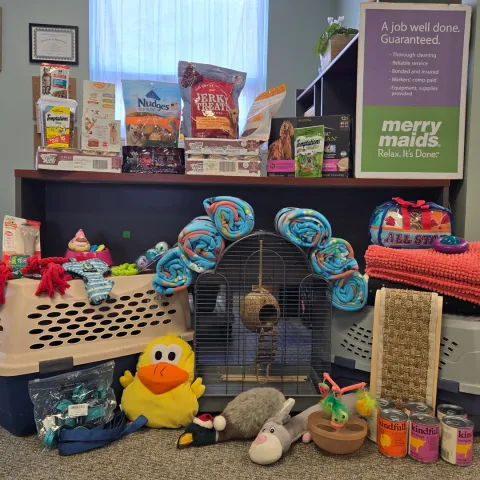 Collecting items for animal shelters in Parsippany, NJ
