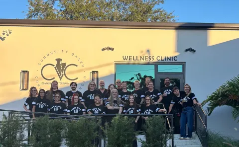 CVC all employees for 10 year celebration