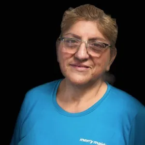 merry maid in blue uniform