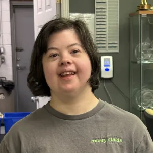 smiling merry maid technician
