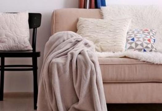 clean fabric sofa