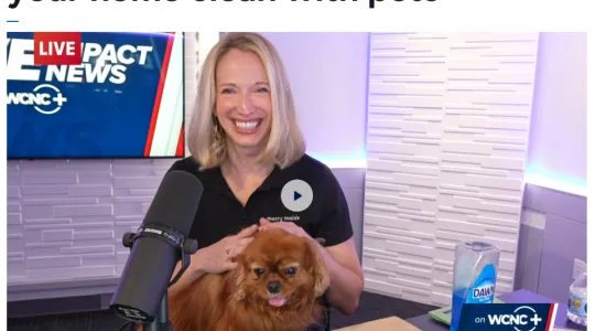 woman with dog