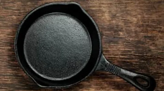 clean cast iron