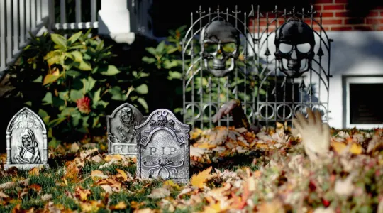 Halloween decorations on home exterior | Merry Maids