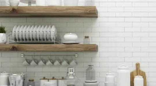 open shelving