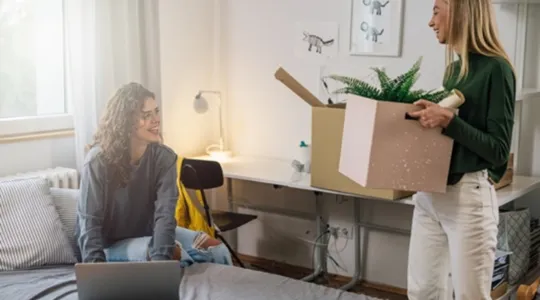 Female roommates moving into their new college dorm. | Merry Maids