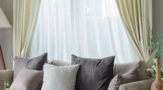 clean curtains and drapes