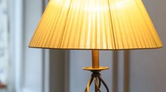 clean lampshade