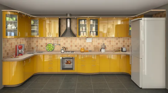 Big bright kitchen with oven and refrigerator | Merry Maids