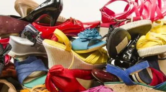 Pile of shoes