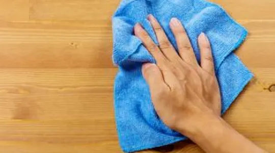 Cleaning sticky surfaces