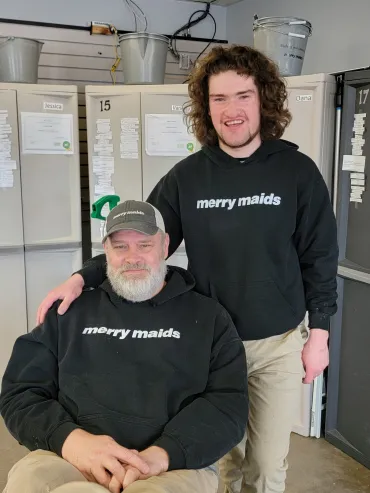 Window cleaning team of Dale and Owen