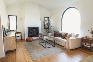 clean living room