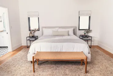 clean bedroom