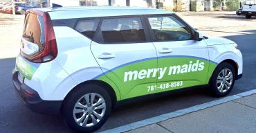 Merry Maids Car in Melrose