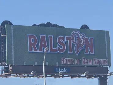 Ralston NE city sign
