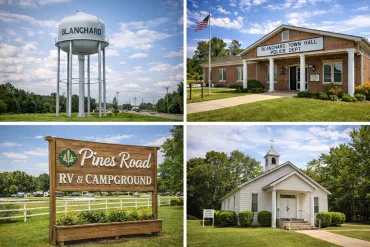Blanchard city landmarks