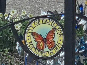 Papillion city sign