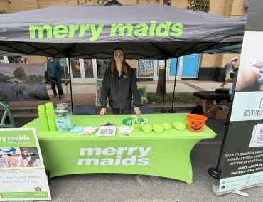 Clarendon Day Merry Maids Booth in Arlington VA